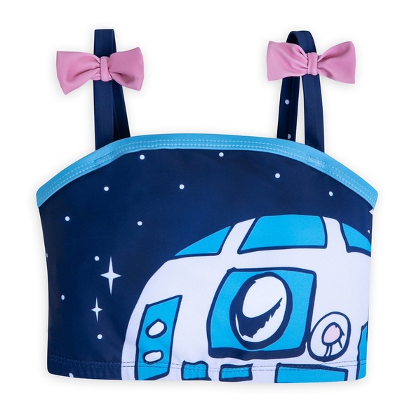 NWOT 2T Star Wars R2-D2 Two-Piece Swimsuit for Girls - Picture 4 of 16